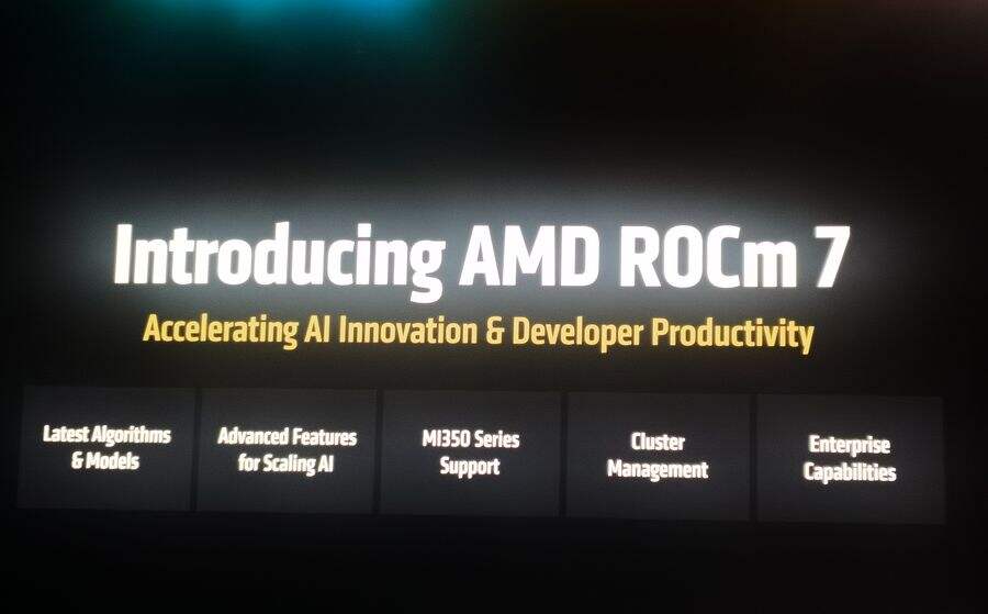 AMD Advancing AI 2025峰会成功召开:重磅发布新一代高性能GPU产品,ROCm 7带来前所未有的创新升级插图4 《AMD Advancing AI 2025峰会成功召开:重磅发布新一代高性能GPU产品,ROCm 7带来前所未有的创新升级》