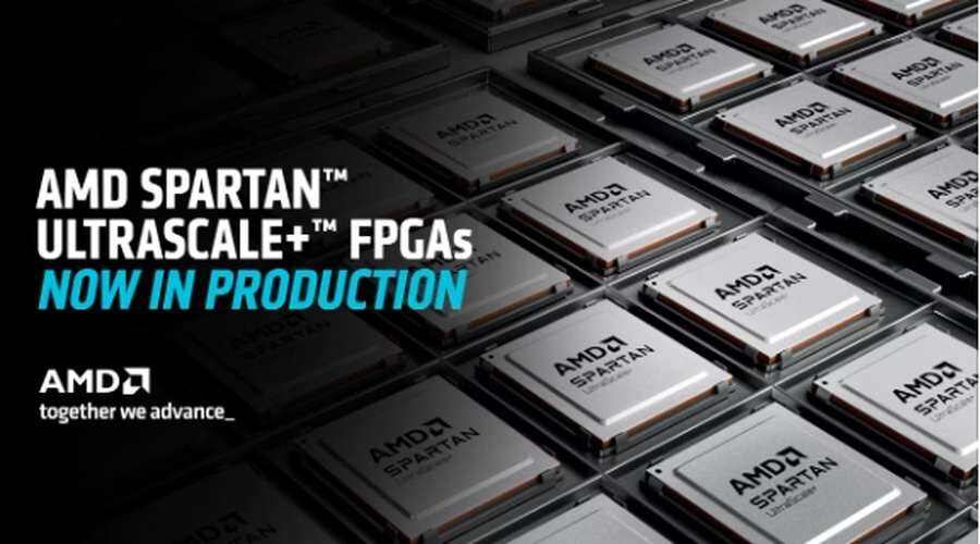 《AMD Spartan UltraScale+ FPGA 开始量产出货，高 I/O、低功耗及先进的安全功能，适用于成本敏感型边缘应用》