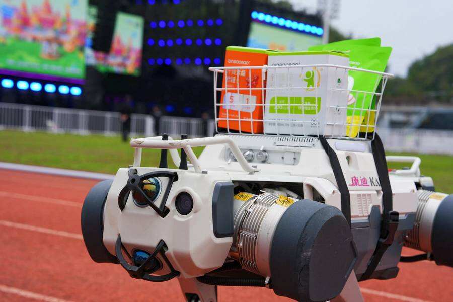 《Kandi机器狗亮相氧气音乐节，“派送惊喜”成全场人气王》