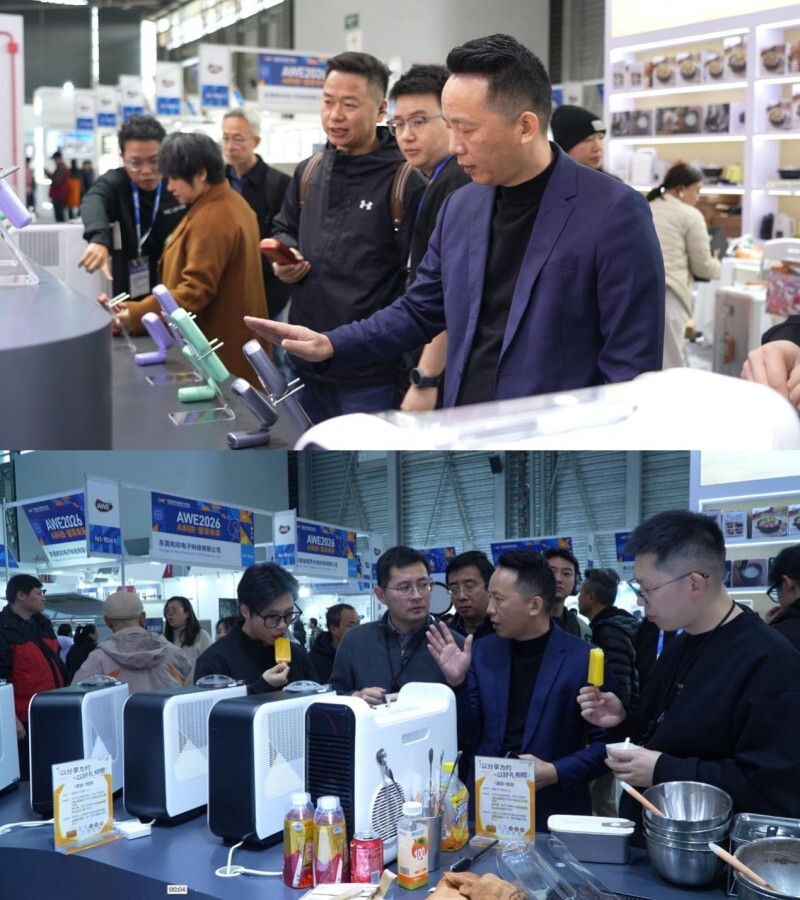 《创智赋能・创意无限｜MCJOY/小威惊艳亮相AWE2026：重新定义生活科技，震撼行业》