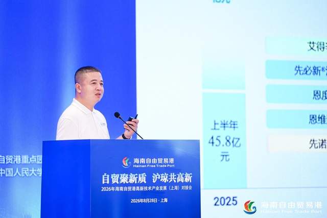 搭建沪琼协作桥梁 共享自贸港发展机遇 ——海南在沪举办高新技术产业对接交流活动插图3 《搭建沪琼协作桥梁 共享自贸港发展机遇 ——海南在沪举办高新技术产业对接交流活动》