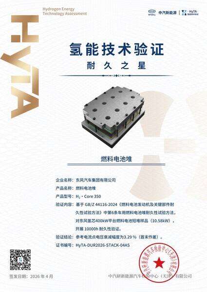 《氢能产业发展拐点显现 东风汽车打造氢能产业全链发展路径样本》